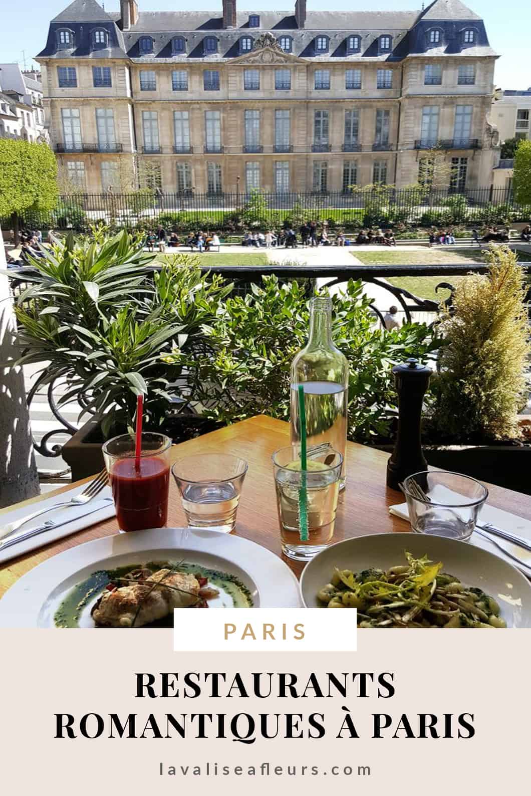 Restaurants romantiques à Paris
