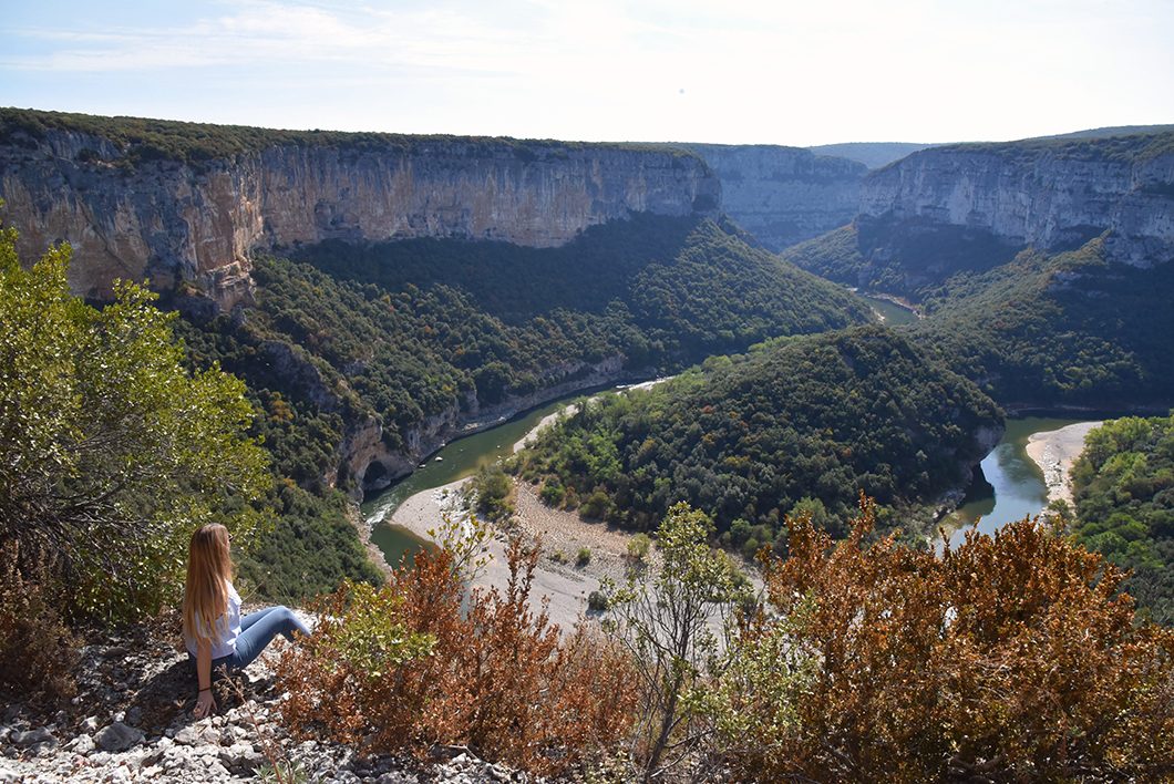 Point de vue de la route des Gorges de l’Ardèche