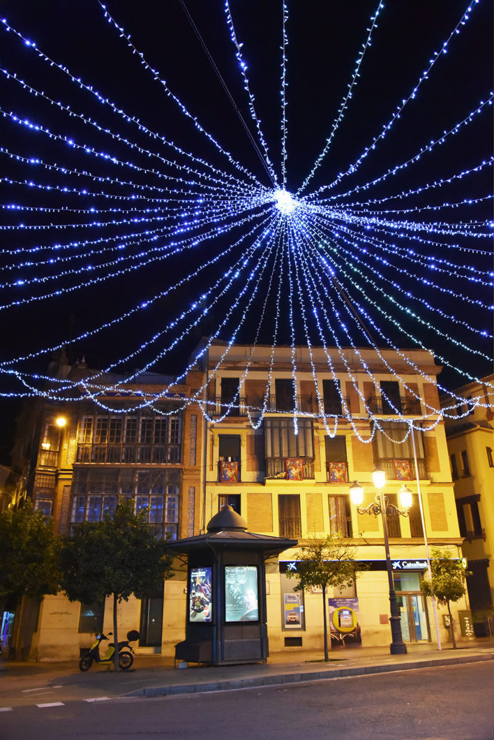 Les lumières de Noël à Séville