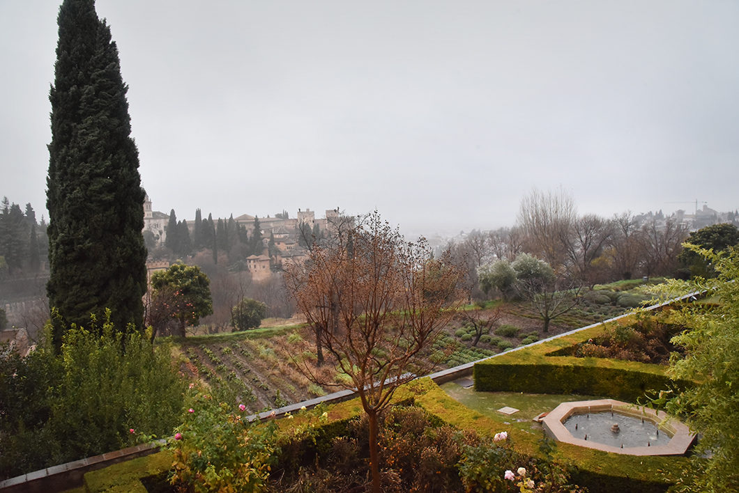 Les beaux jardins de l'Alhambra