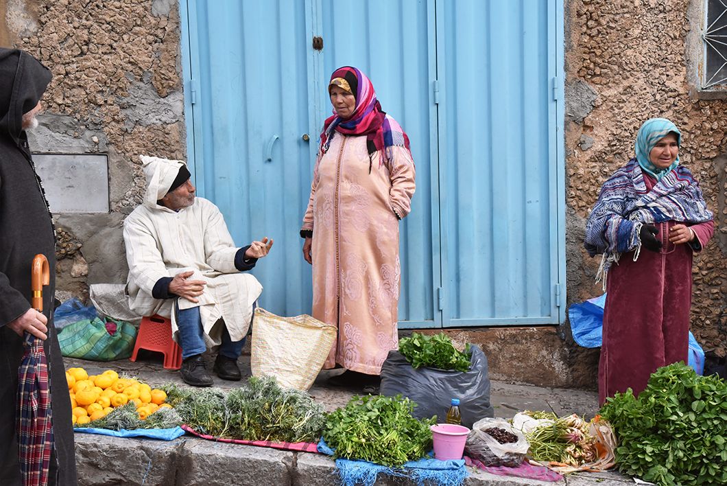 Marché de Chefchaouen au Maroc