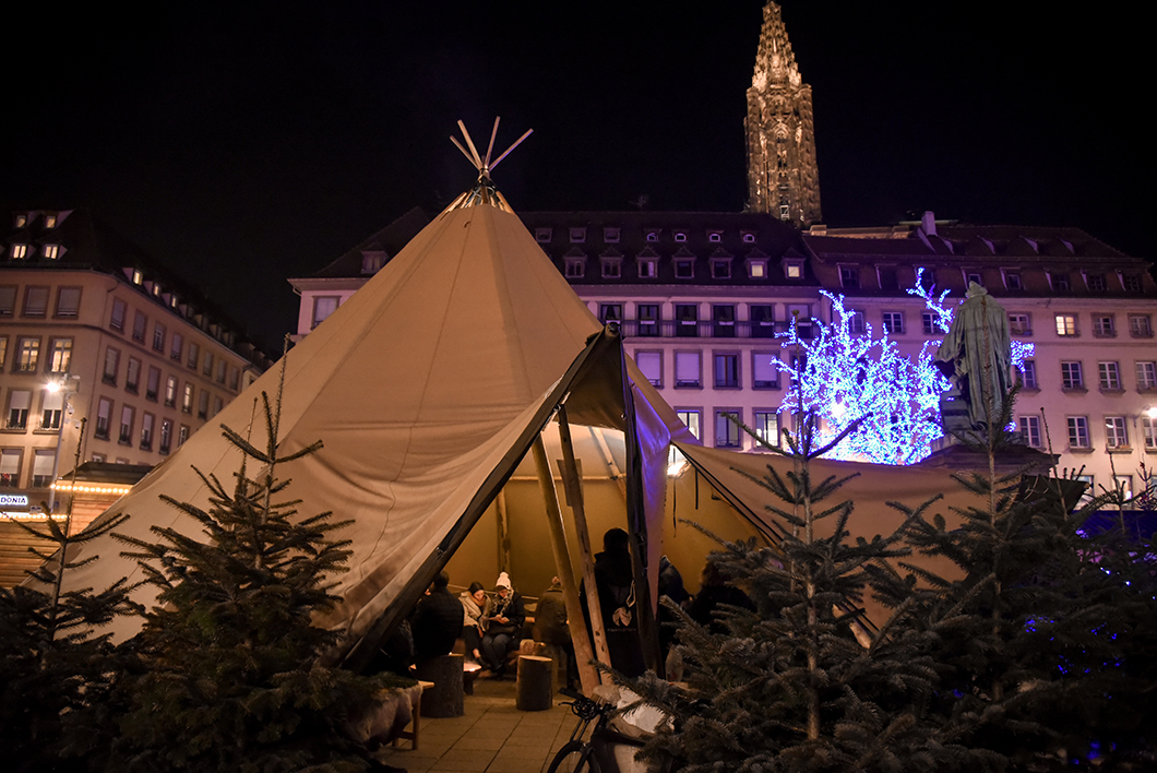 Place Gutenberg - marché de Noël de Strasbourg