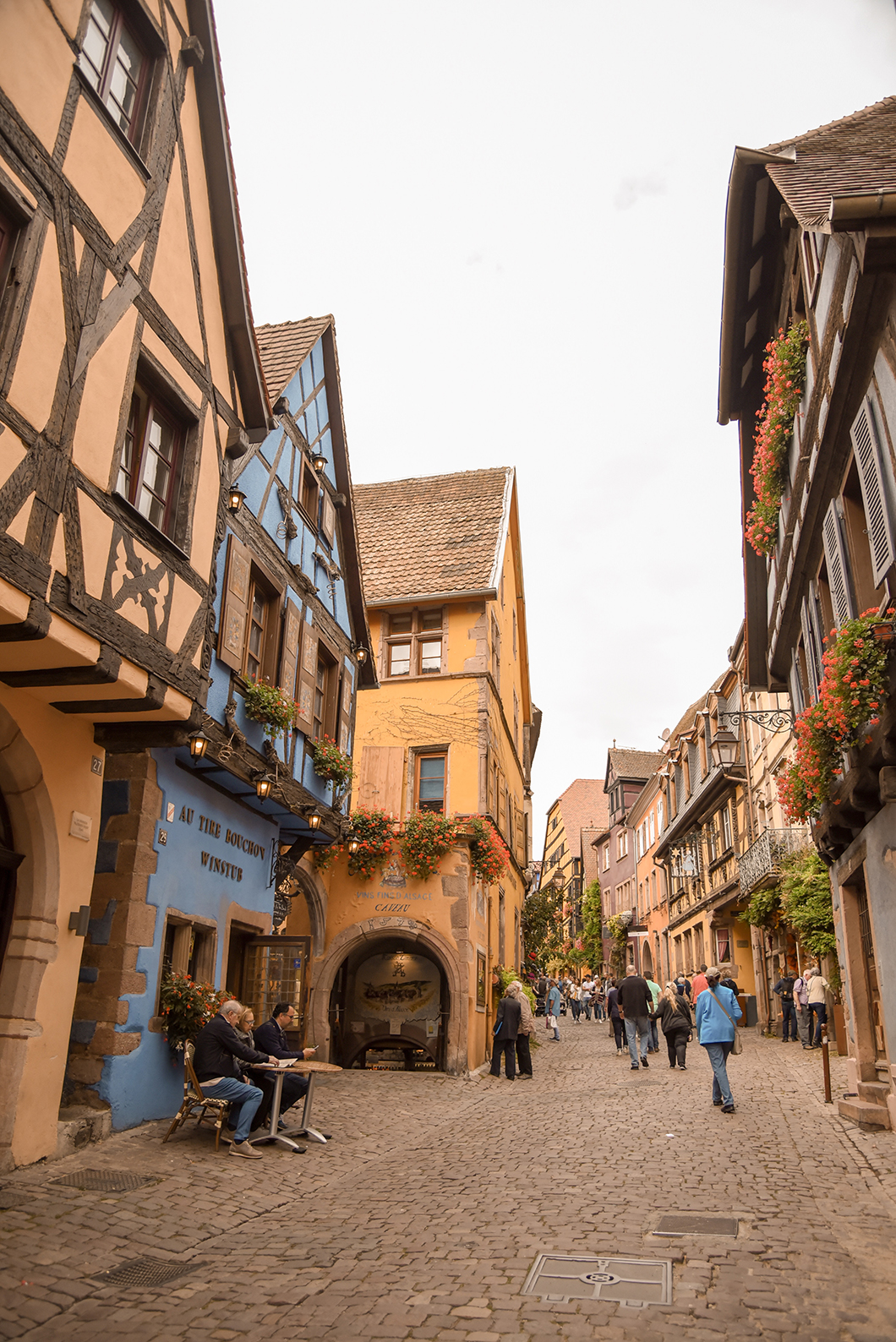Visite de Riquewihr - route des vins d'Alsace