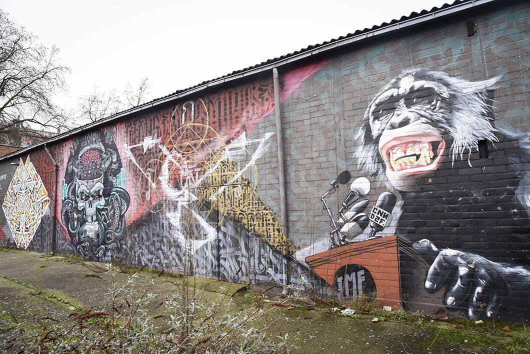 Les plus beaux graffitis de Bruxelles - Allée Du Kaai