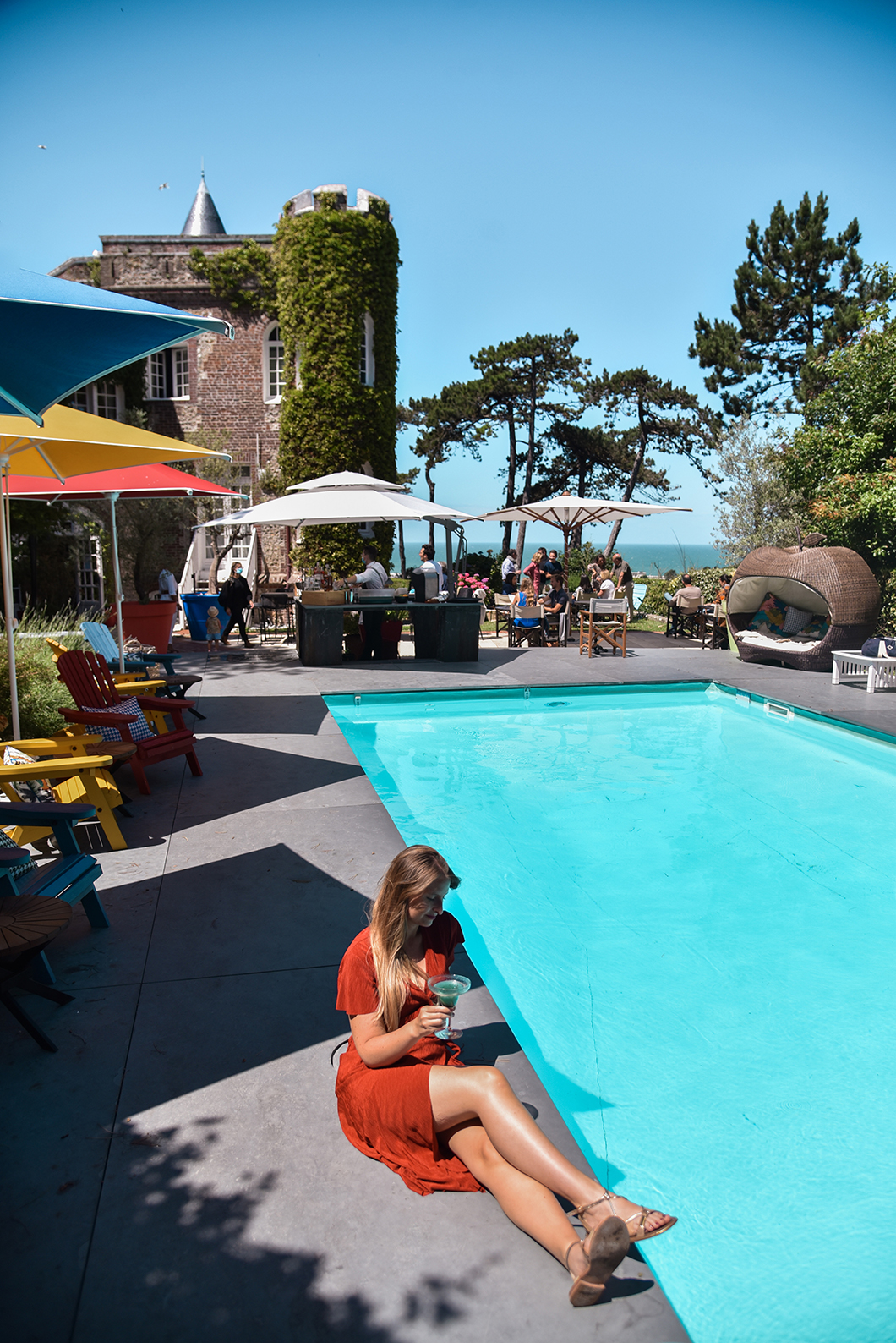 Le Domaine Saint Clair, super hôtel restaurant avec piscine à Étretat