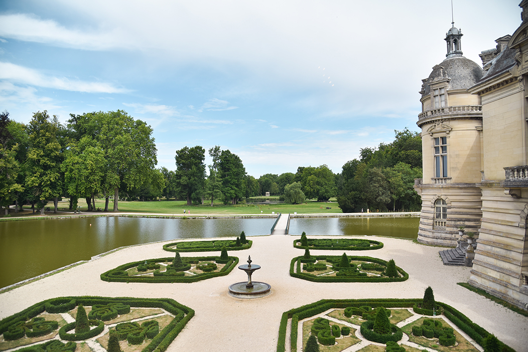 Jardin à la française André Le Nôtre au Domaine de Chantilly