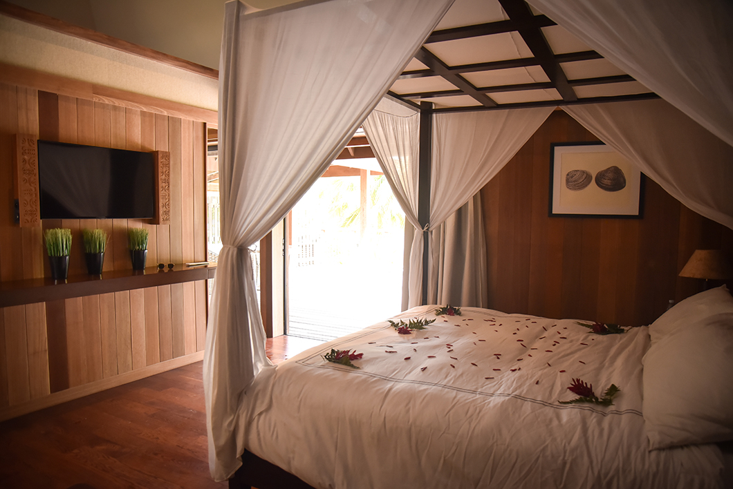 Chambre à l’hôtel Conrad Bora Bora Nui