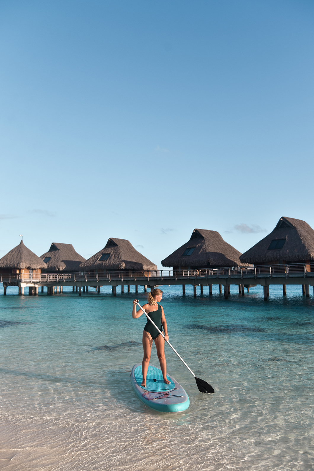 Que faire en Polynésie Française ? Faire du paddle à Bora Bora