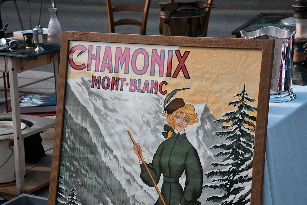 Que faire à Chamonix ? La brocante du samedi