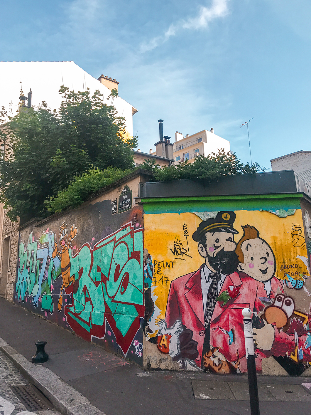 Street art à la Butte aux Cailles à Paris