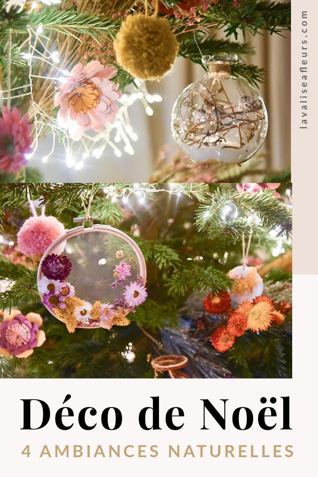 Déco de Noël : 4 ambiances naturelles - La Valise à Fleurs, blog